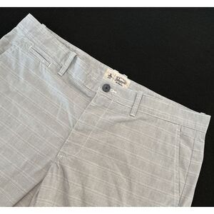 Penguin 36" Men's‎ Slim Fit 9" Inseam Short BLUE/WHITE Stripe ~ EXCELLENT